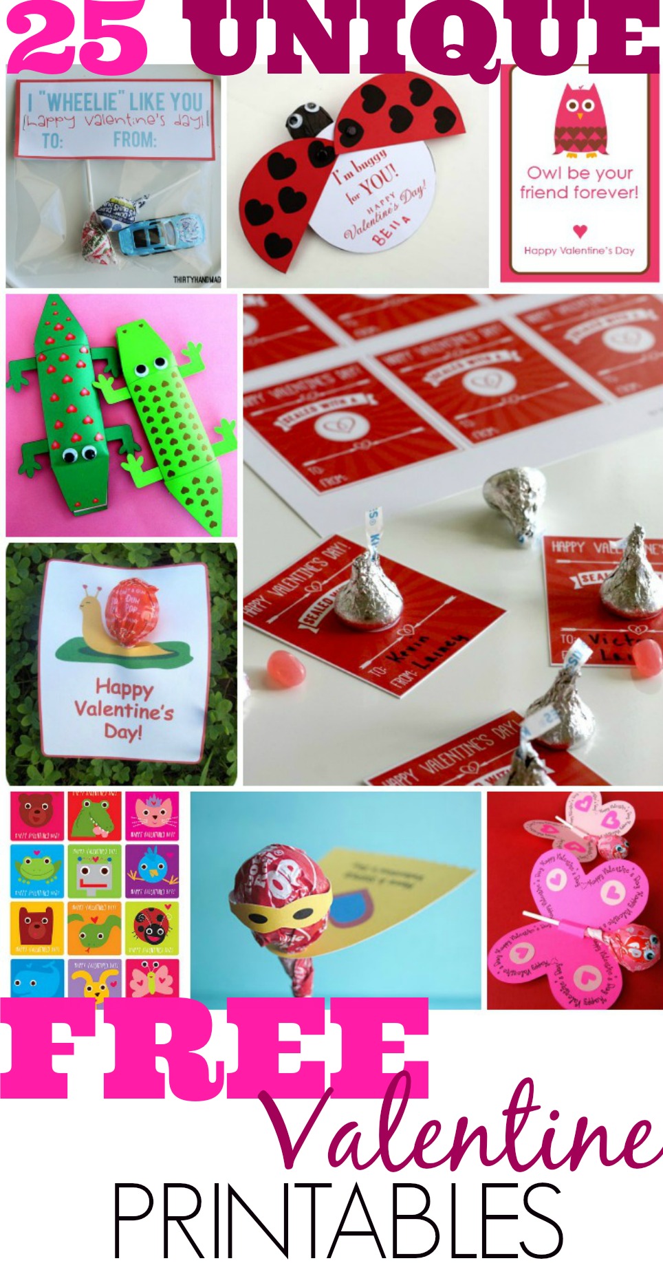 Top 25 Cute Free Valentine S Day Card Printables Classy Mommy