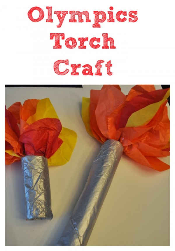 Olympics Torch Craft for Kids