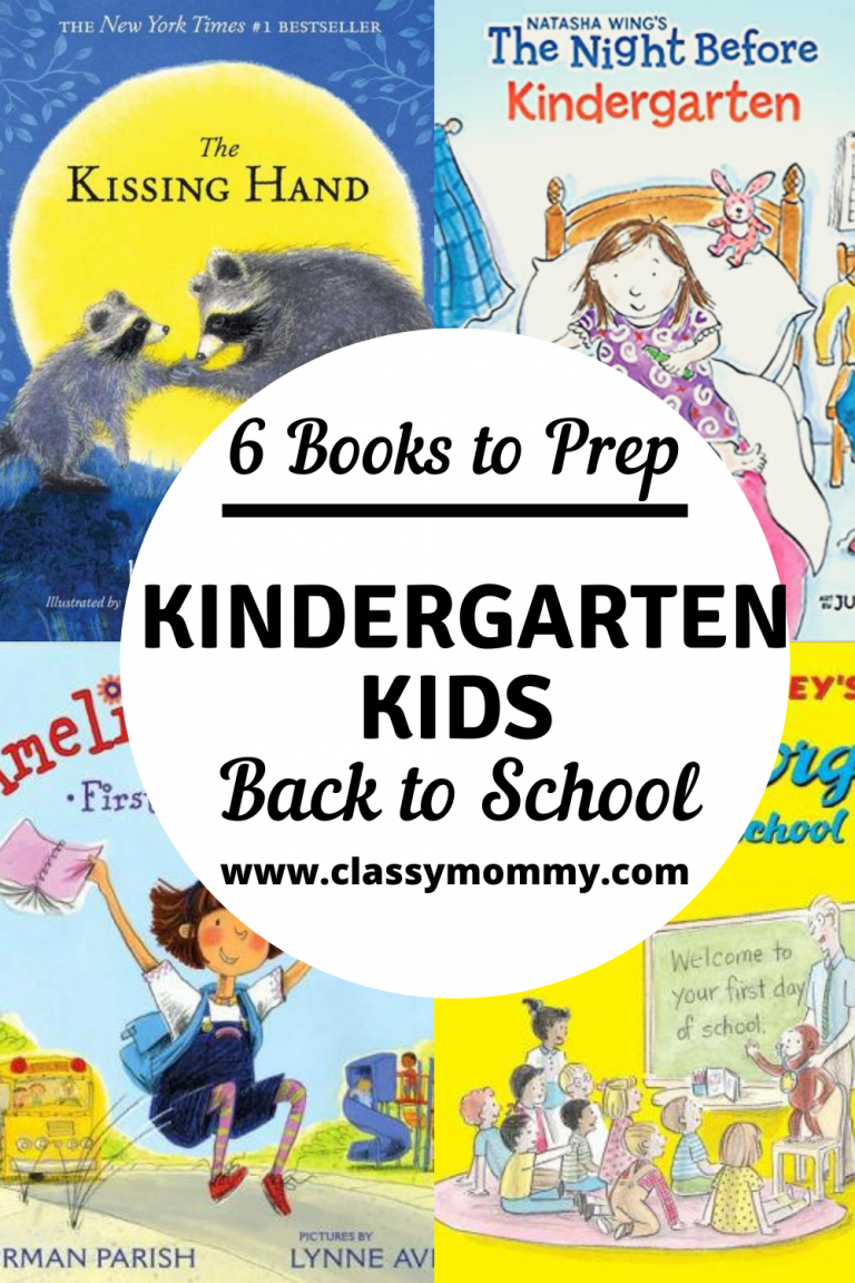 6 Books to Read before the First Day of Kindergarten - Classy Mommy