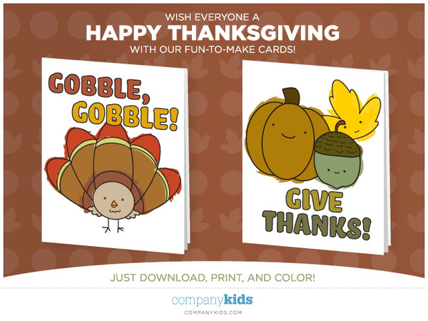 Free Printable Thanksgiving Day Cards