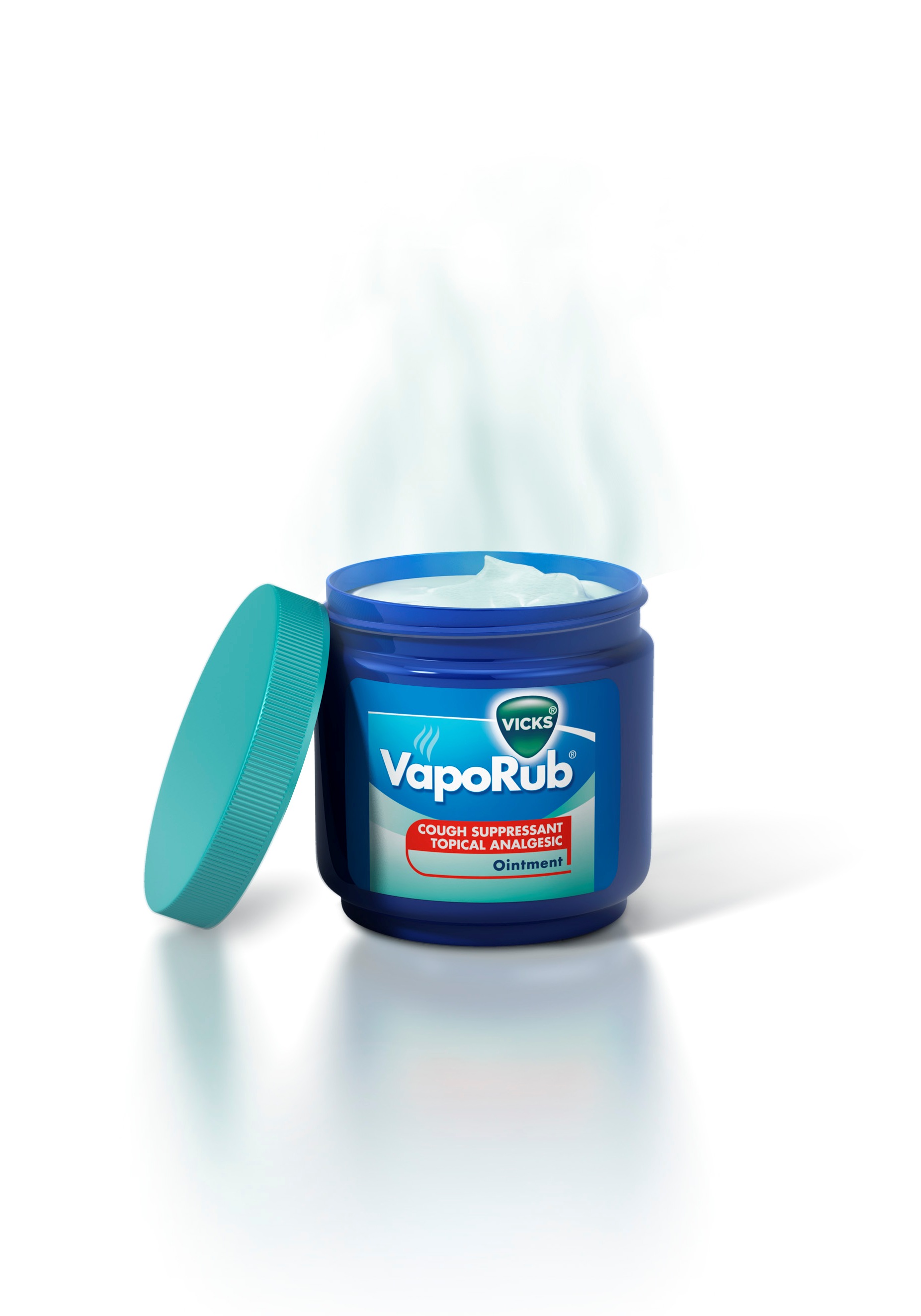 Vicks vapor rub to comfort lungs.