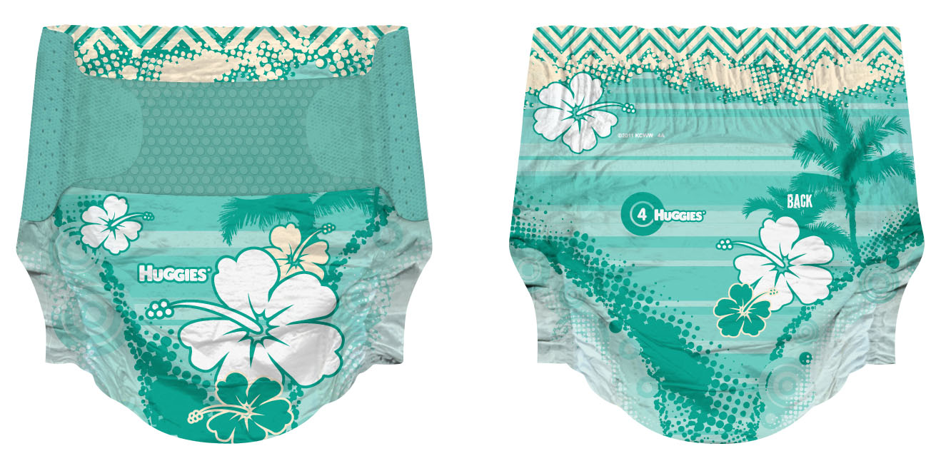 Huggies Hawaiian Diapers Classy Mommy
