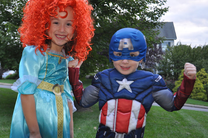 Halloween Costume Cuteness: My Captain America and Brave Merida ...