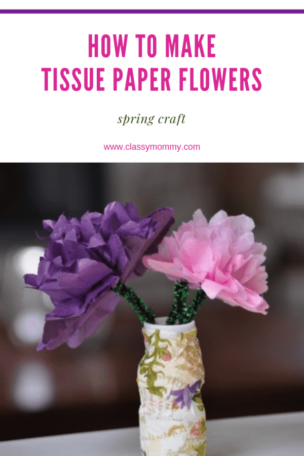 How To Make Tissue Paper Flowers