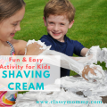 Shaving Cream Activity