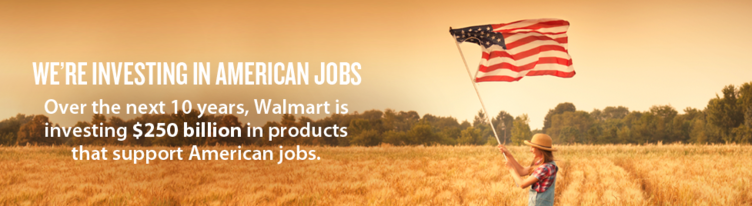 Walmart American Made Job 250 million