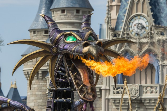 Maleficent Disney of Fantasy Parade