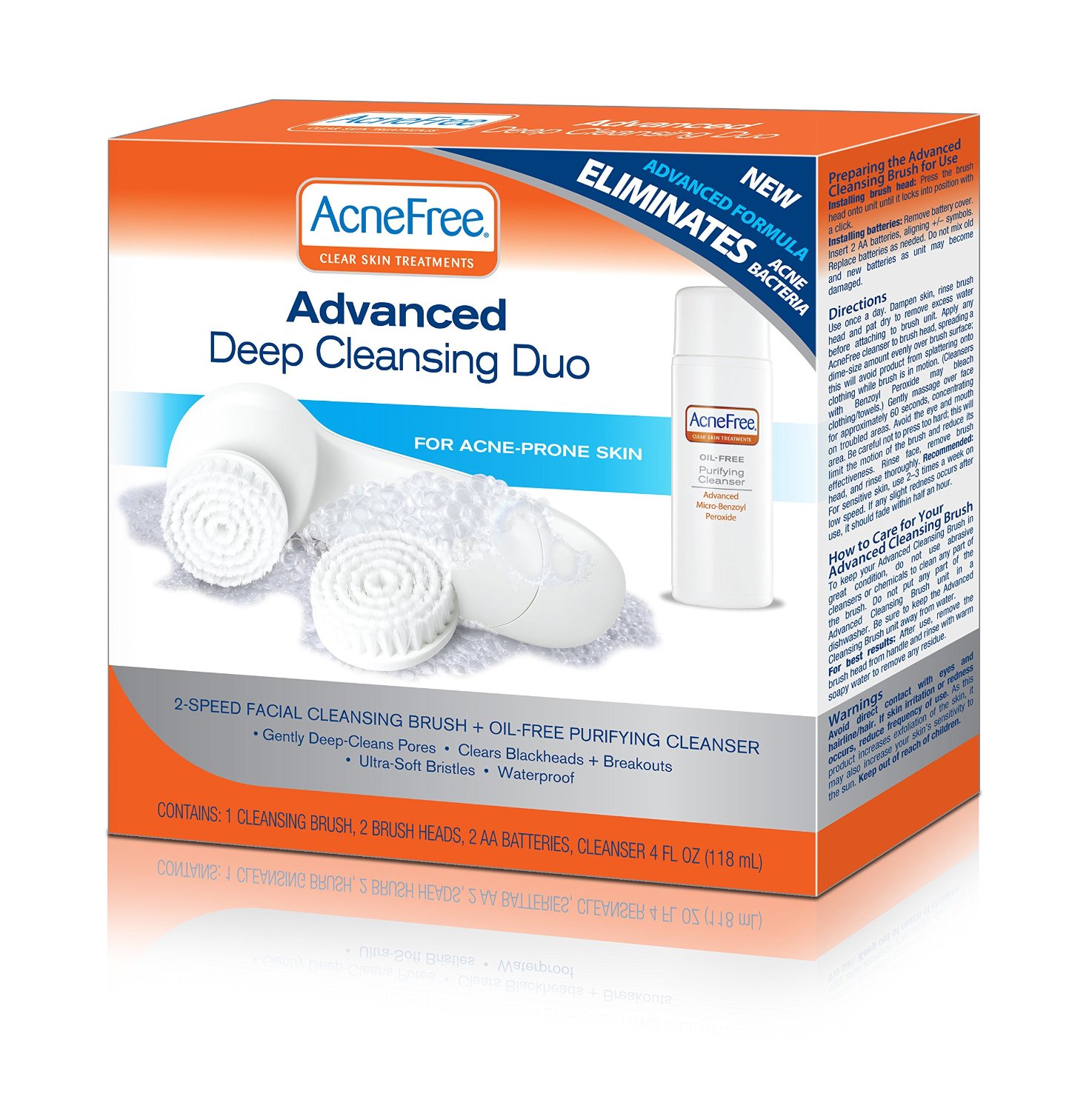 AcneFree advanced cleansing duo
