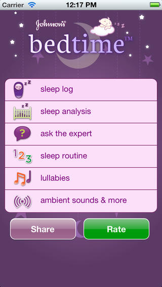 johnsons baby bedtime app