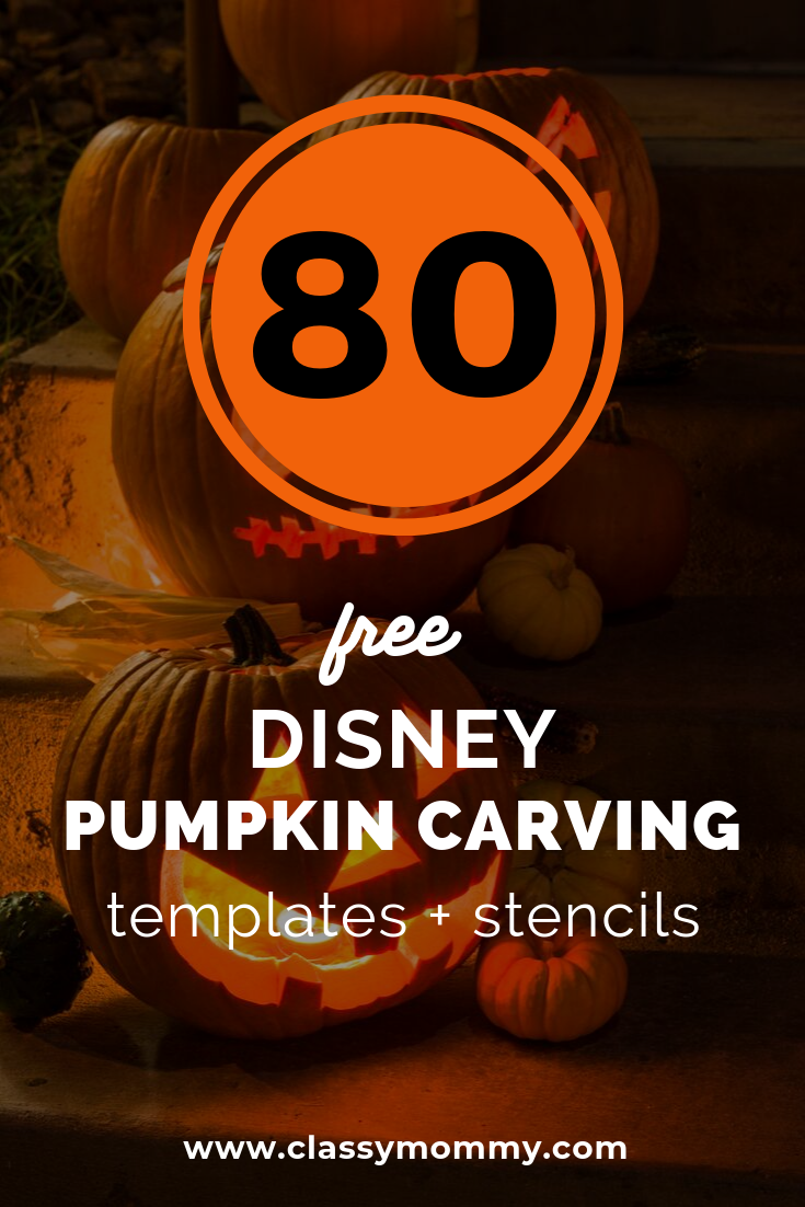 80 Disney Pumpkin Carving Templates and Stencils