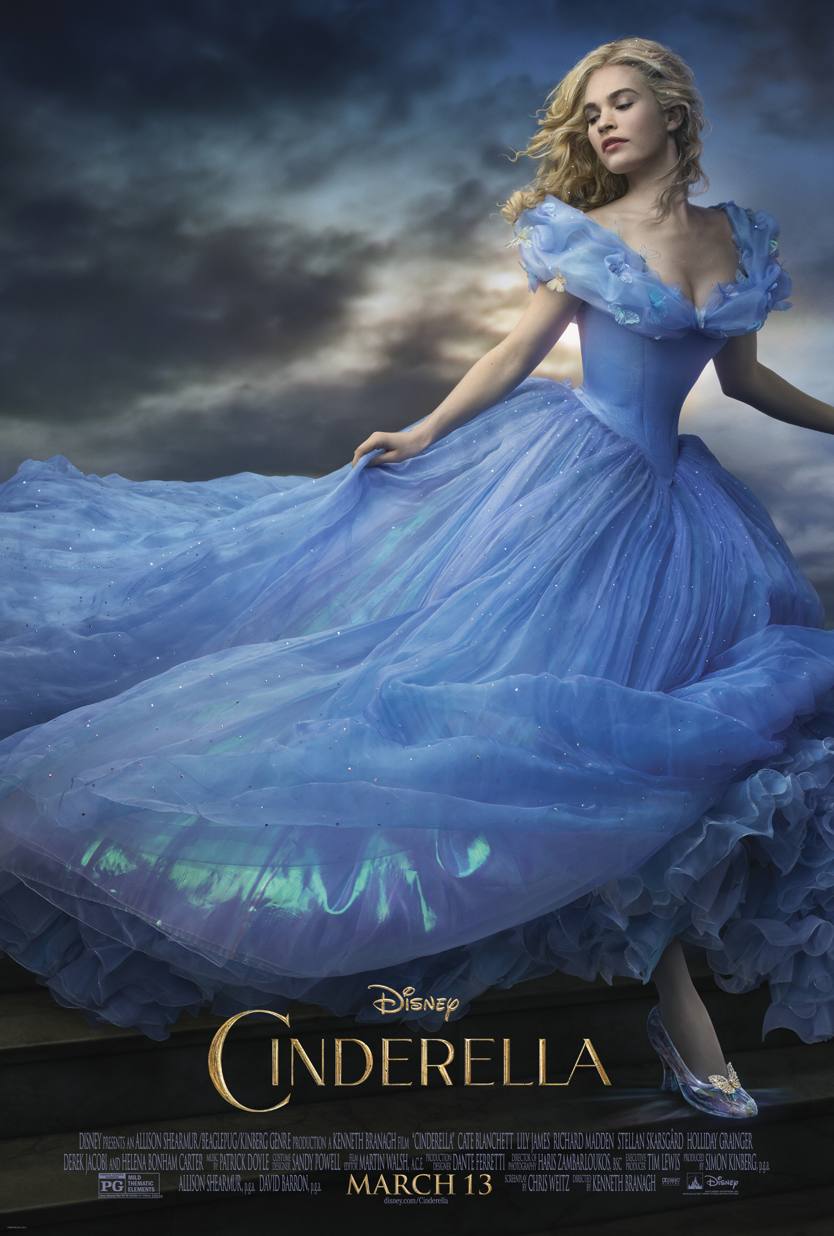 New Disney Cinderella Movie Poster March 2015