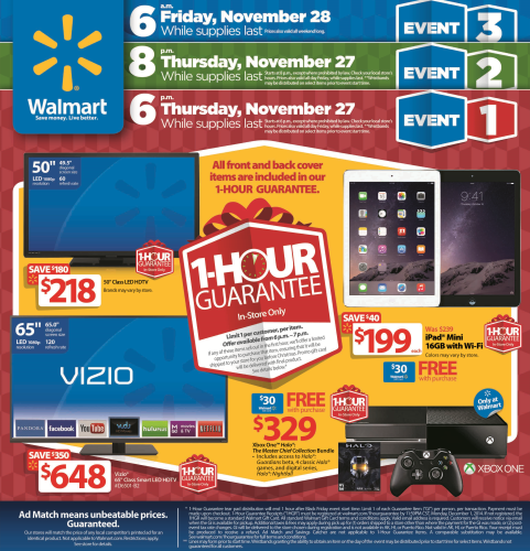 Walmart Black Friday Ad 2014