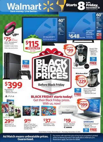 Walmart Pre Black Friday Sales Event Circular