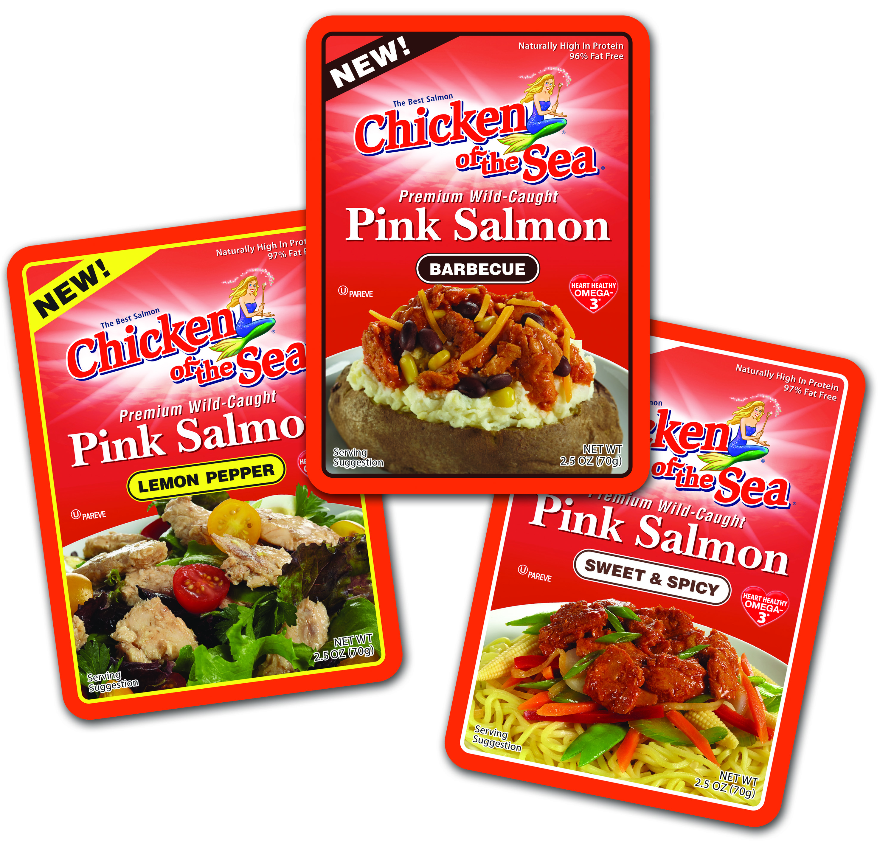 Salmon flavors Chicken of the Sea