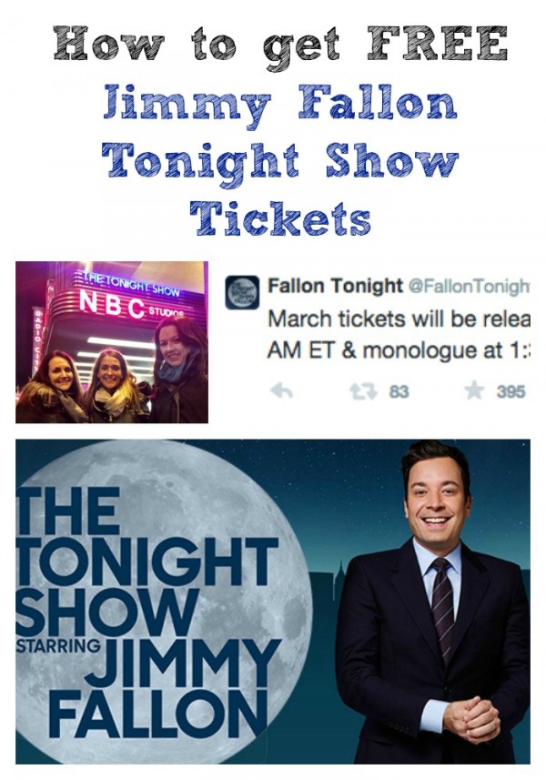 how to get tickets to the jimmy fallon show 