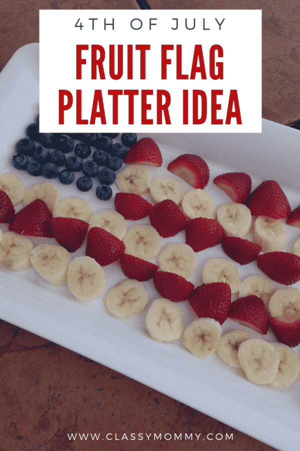 4th of July Fruit Flag Platter Recipe 