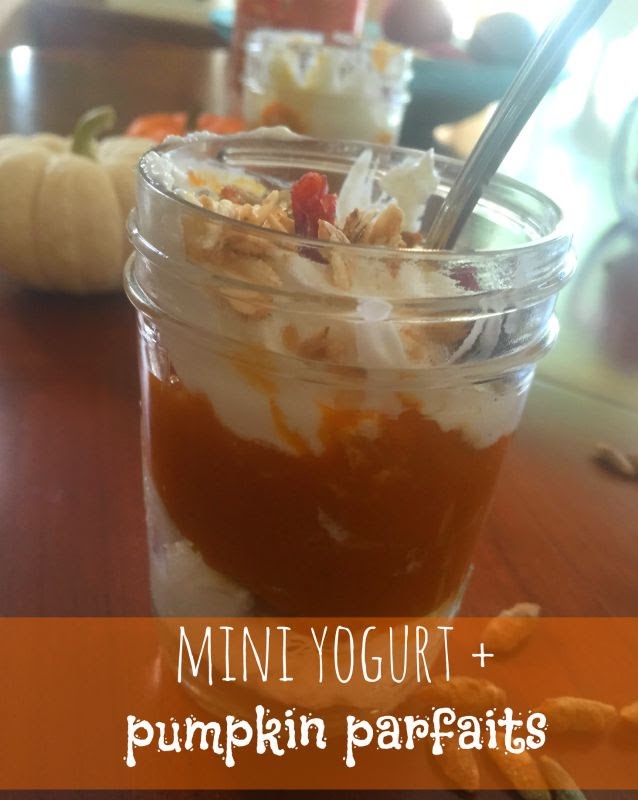 Mini Yogurt Pumpkin Parfaits Recipe