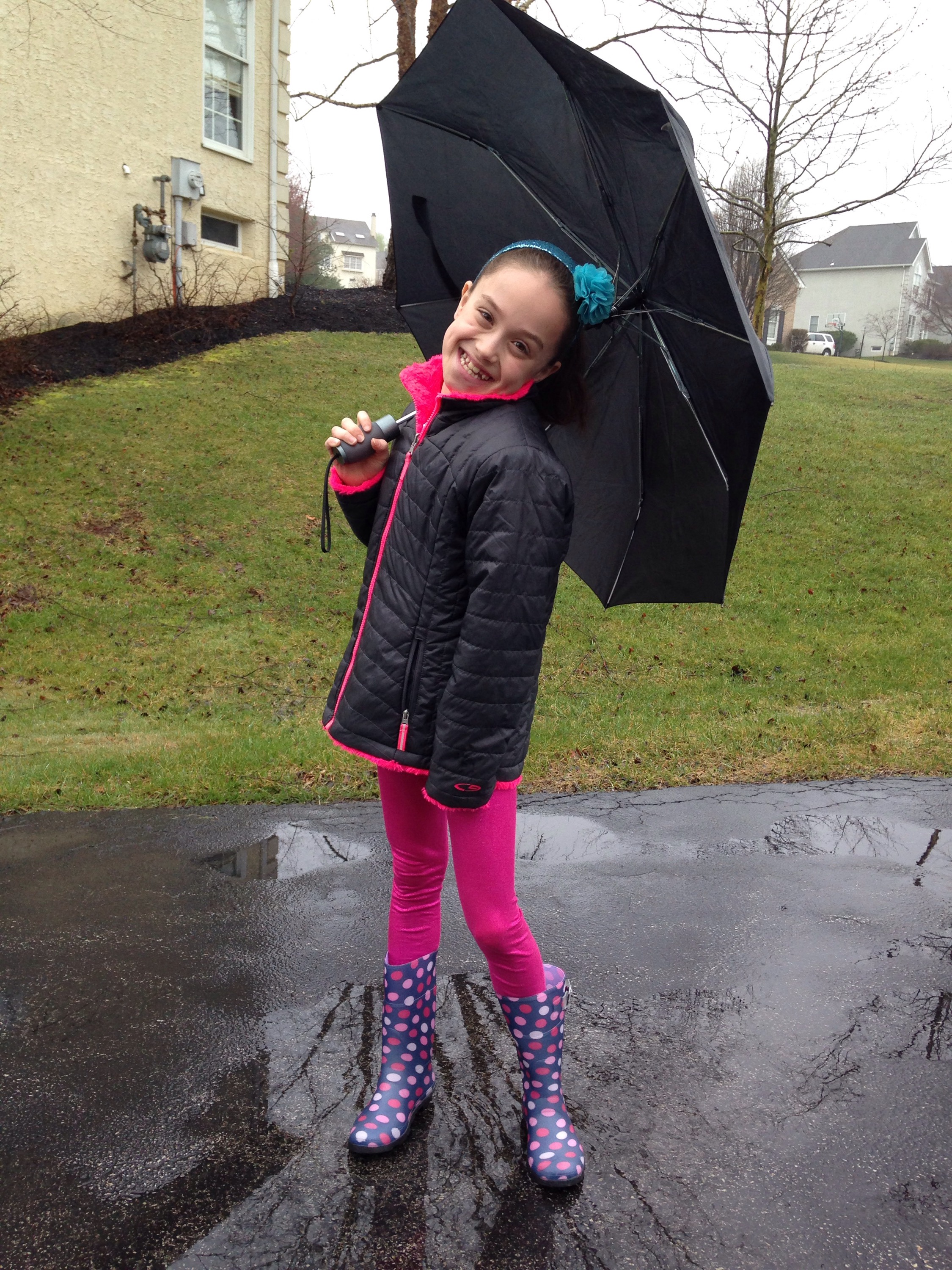 Women's and Children's Polka Dot Rain Boots from Kamik - Classy Mommy