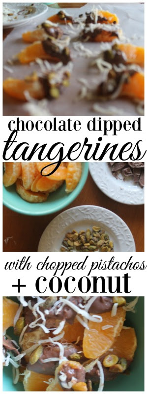 Chocolate Dipped Tangerines