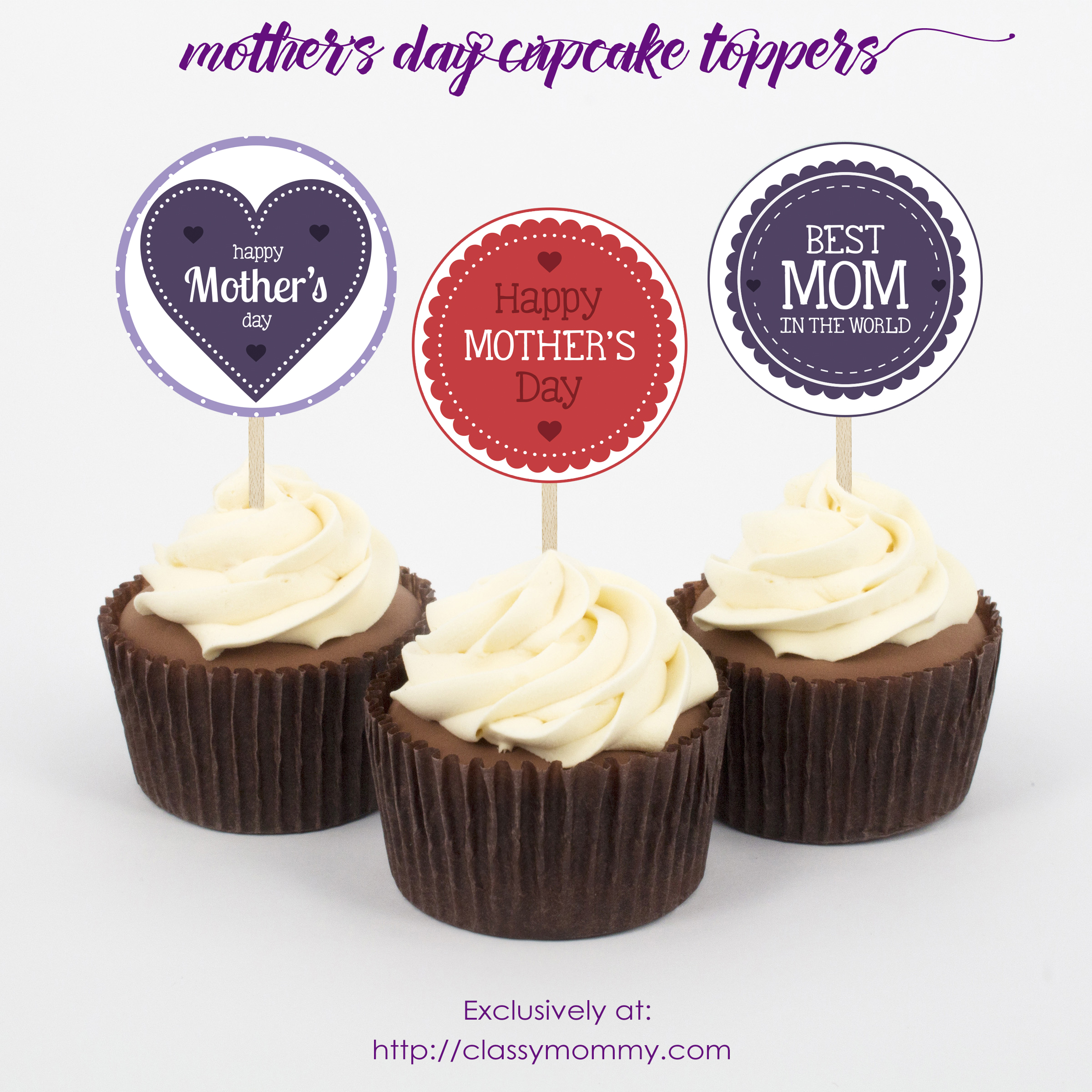 Mother's Day Pretty Pink Edible Cake and Cupcake Toppers - Incredible  Toppers