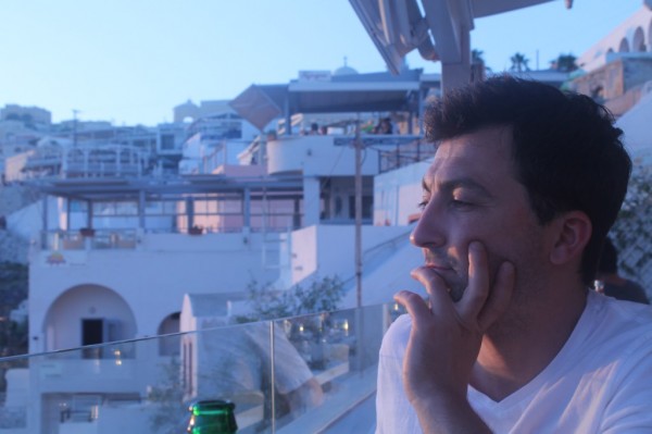 Santorini Eating View