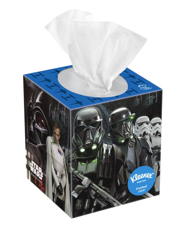 Kleenex Brand products featuring Star Wars designs