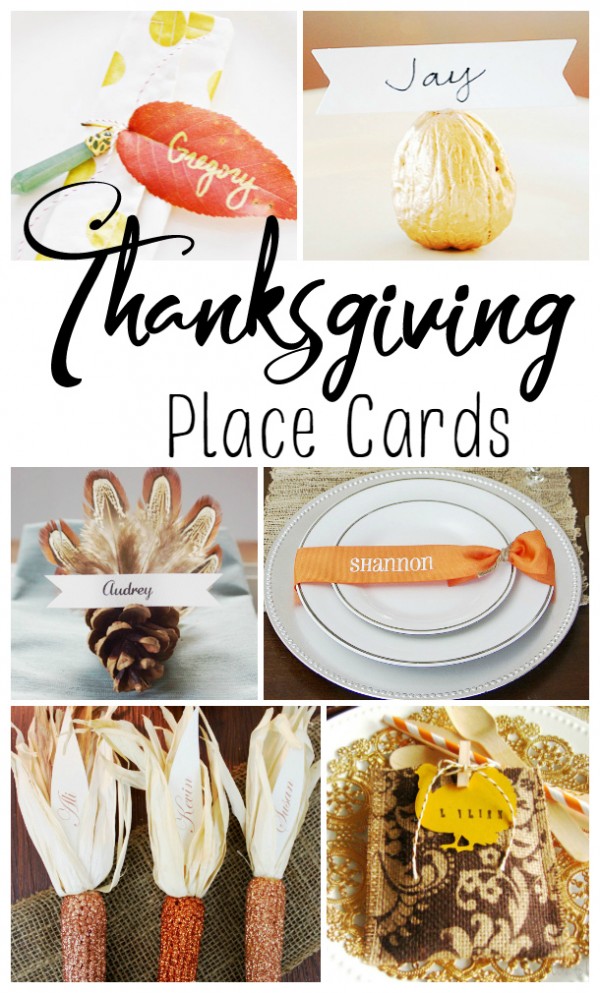20 Creative Thanksgiving Place Card Ideas - Classy Mommy