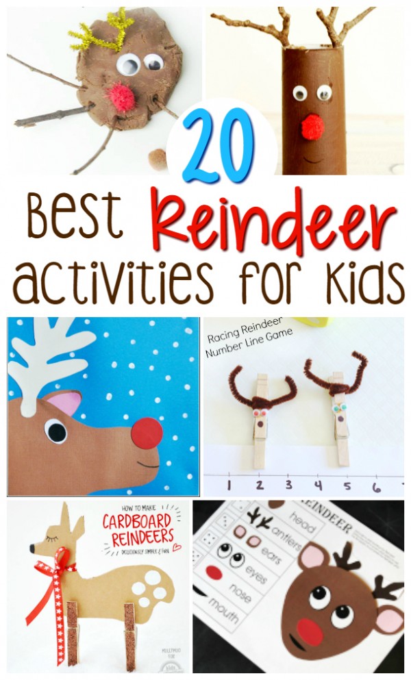 20 best reindeer crafts and activities for kids