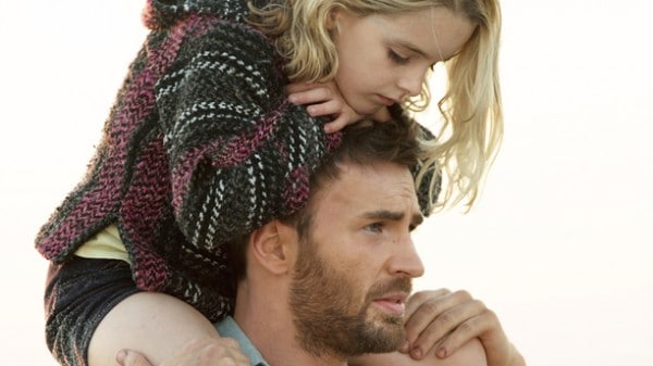 Mckenna Grace as “Mary Adler” and Chris Evans as “Frank Ad