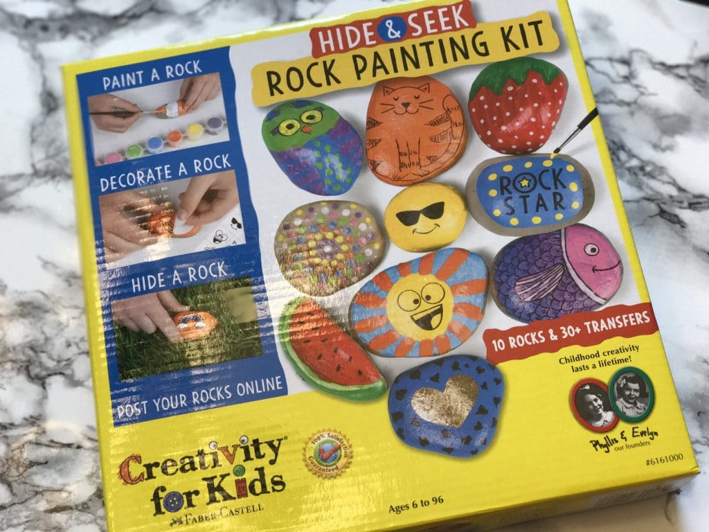 Positivity Rocks Kit Rock Painting to Spread Positivity and Joy #CreativityforKids with a ...