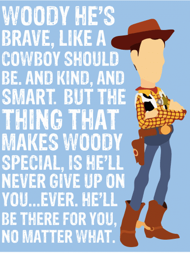 Free Toy Story Woody Poster