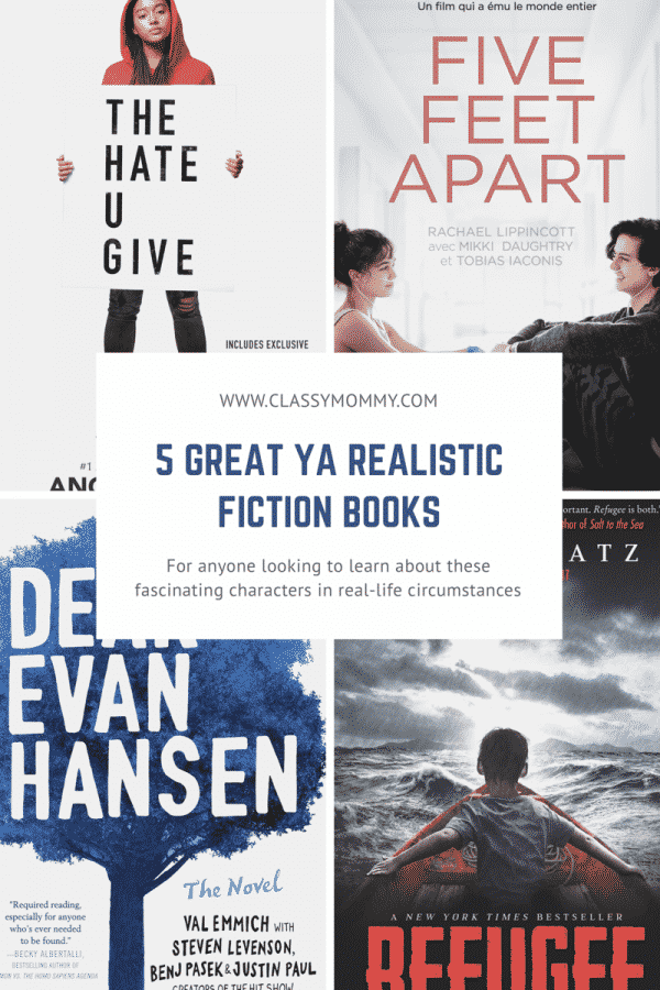 5 Must Read Realistic Fiction Books for Young Adults