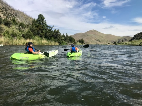 Kayaking in Yellowstone Country