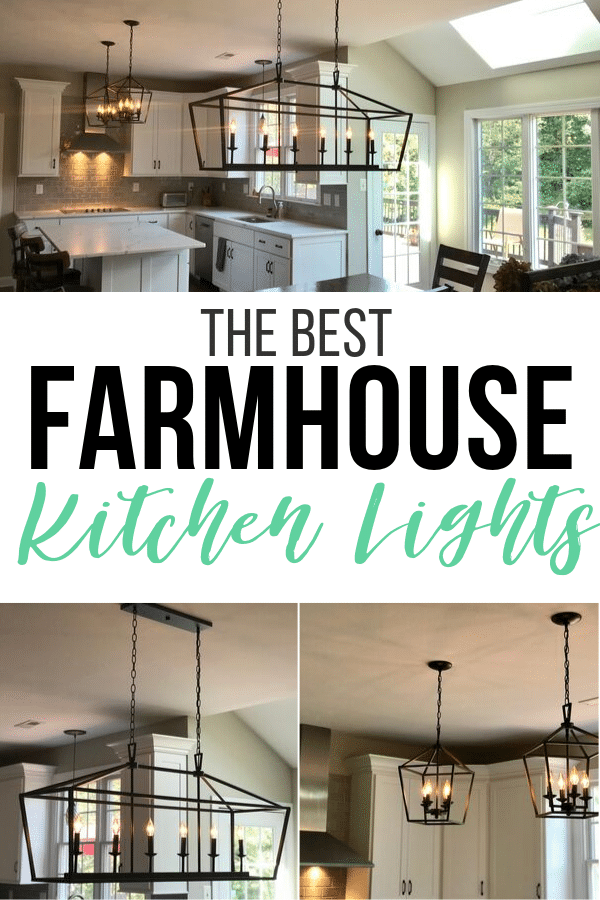 Kitchen Renovation with Stylish Farmhouse Kitchen Lighting