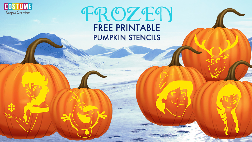 5 Free Frozen Pumpkin Carving Templates and Stencils