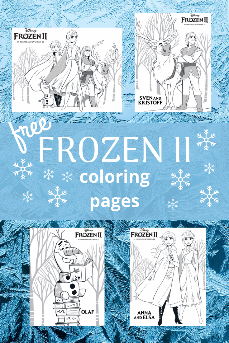 New Free Printable Frozen 2 Coloring Pages - Classy Mommy
