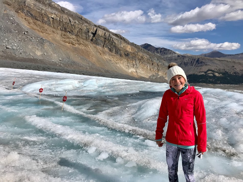 Athabasca Glacier melting ice photos