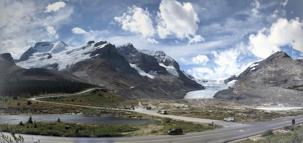 Athabasca Glacier Vista images and photos