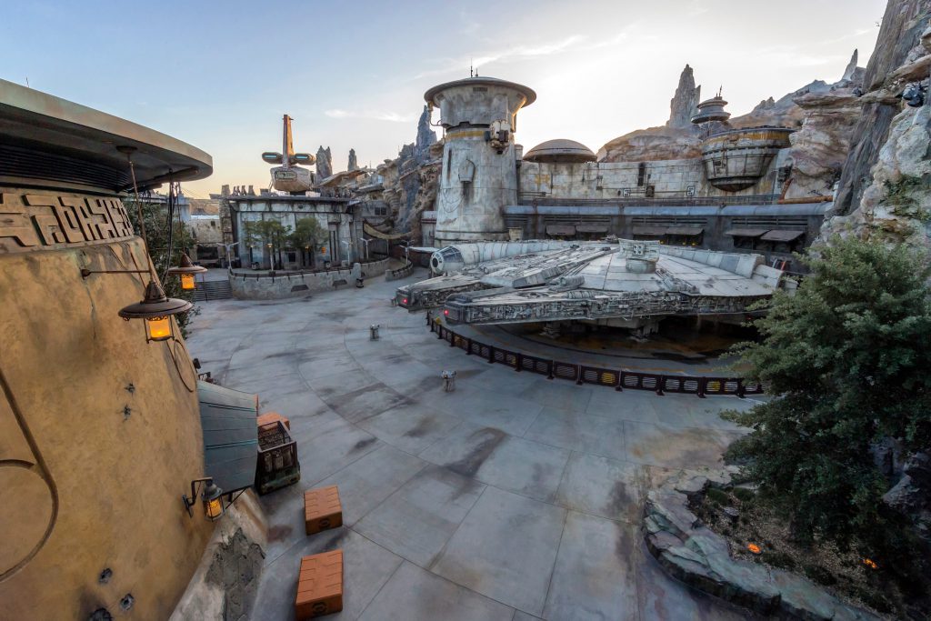10 Free Star Wars Galaxy's Edge Zoom Backgrounds to download. Free Star Wars  virtual backgrounds Millennium Falcon, X wing fighters & Batuu for zoom  backgrounds