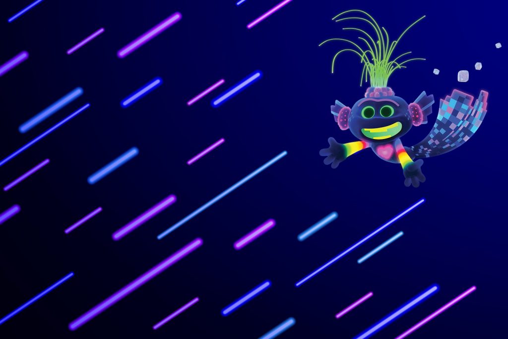 Free Trolls Zoom Backgrounds inspired by characters in Trolls World
