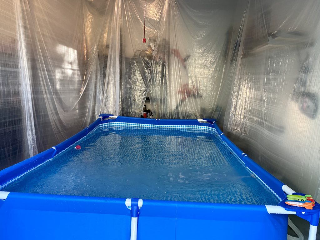 DIY Endless Pool with an adjustable tether