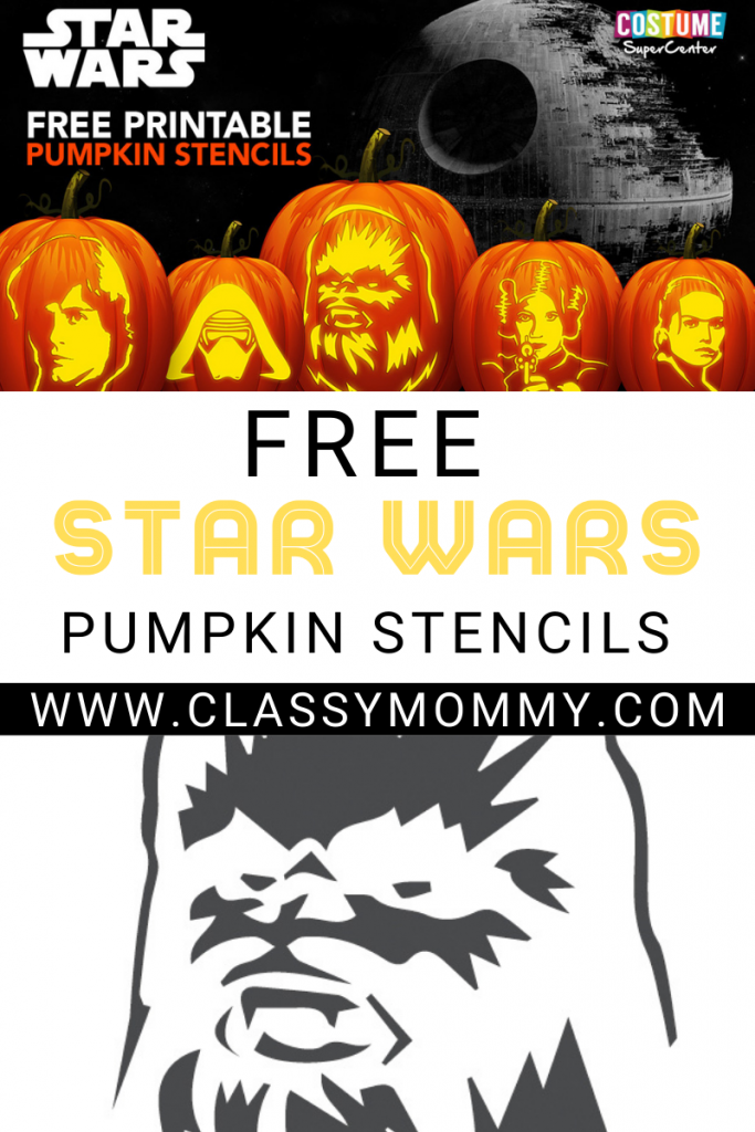 star wars logo pumpkin stencil