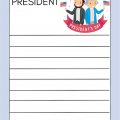 Free Printable If I was President Writing Prompt