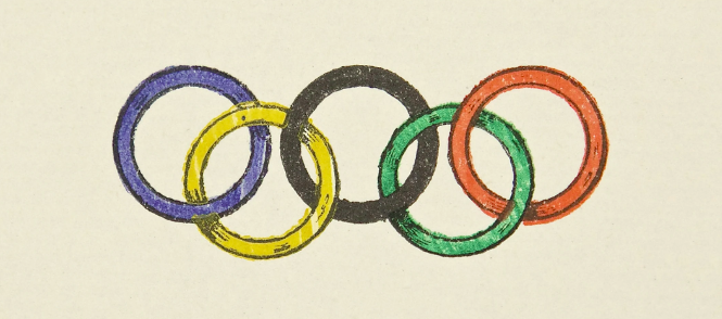 1913 Olympic Rings image
