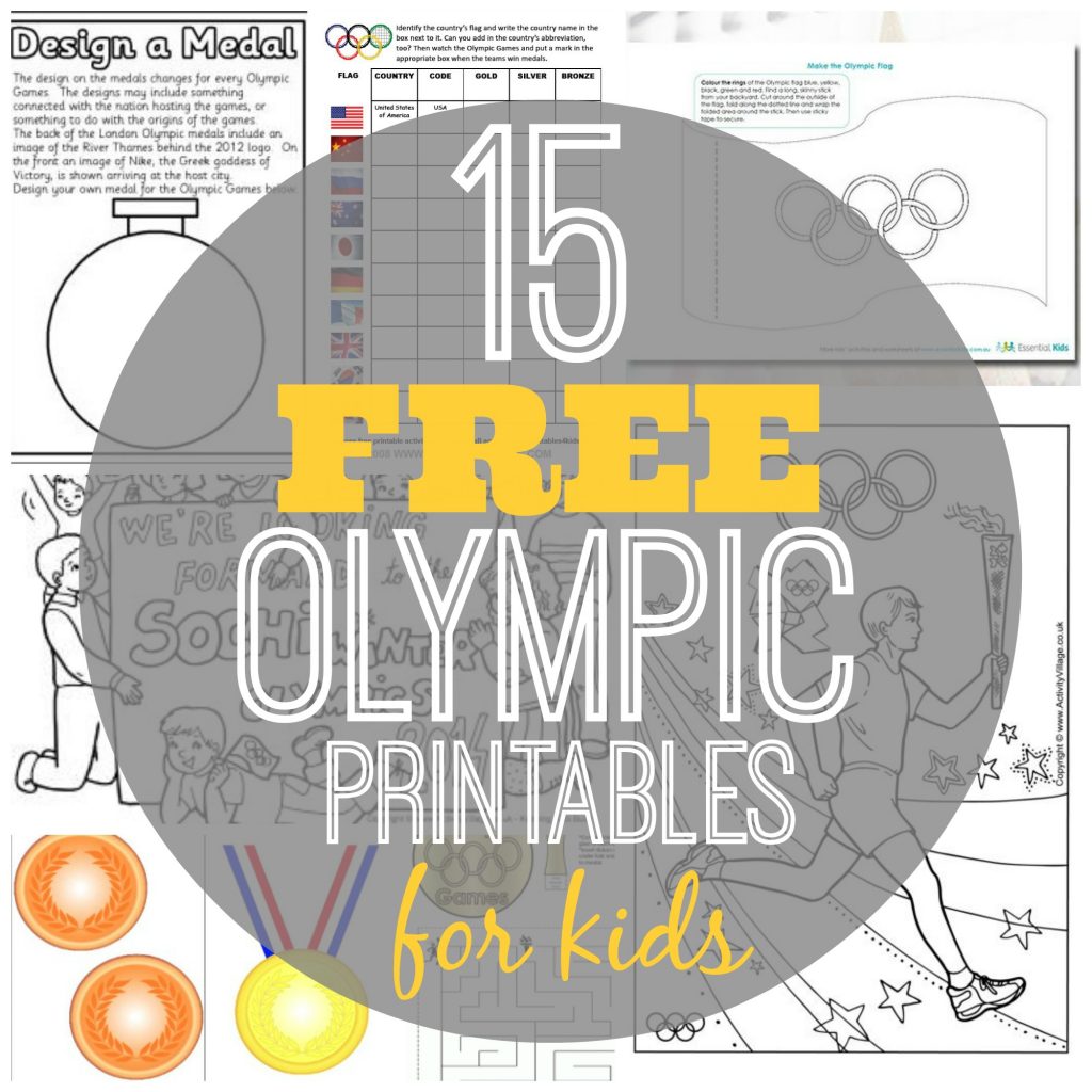 20 Olympic Themed Party Crafts and Recipes - Pretty Providence