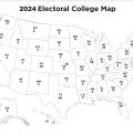 2024 Free Printable Electoral College Map